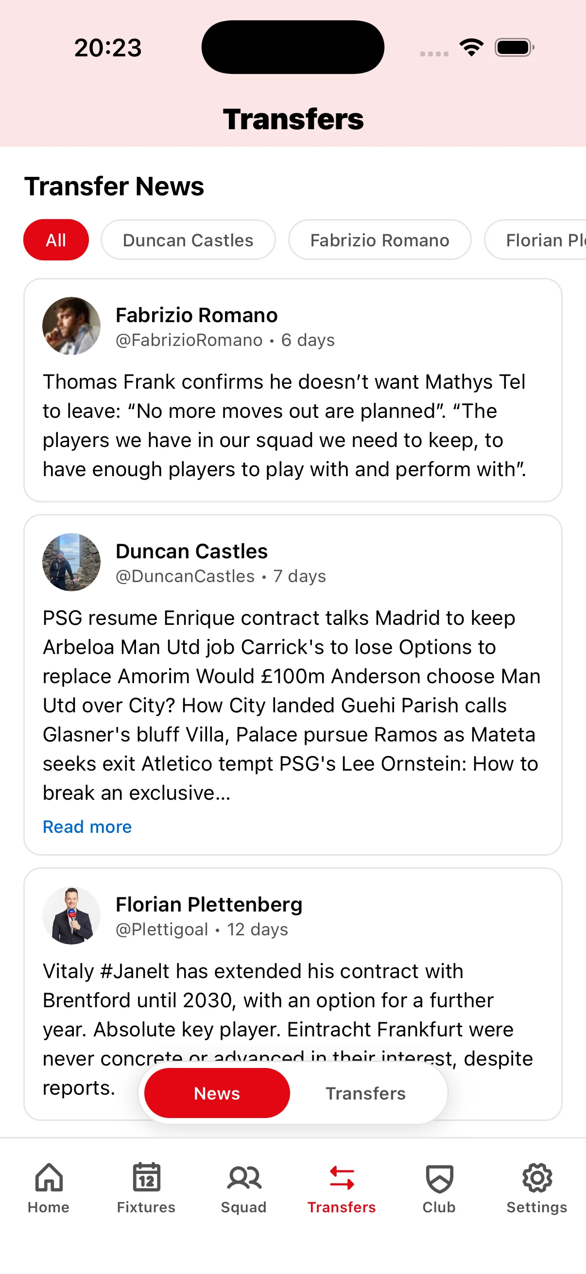 Brentford transfer window updates with completed signings, reliable rumours from tier 1 journalists, and contract news